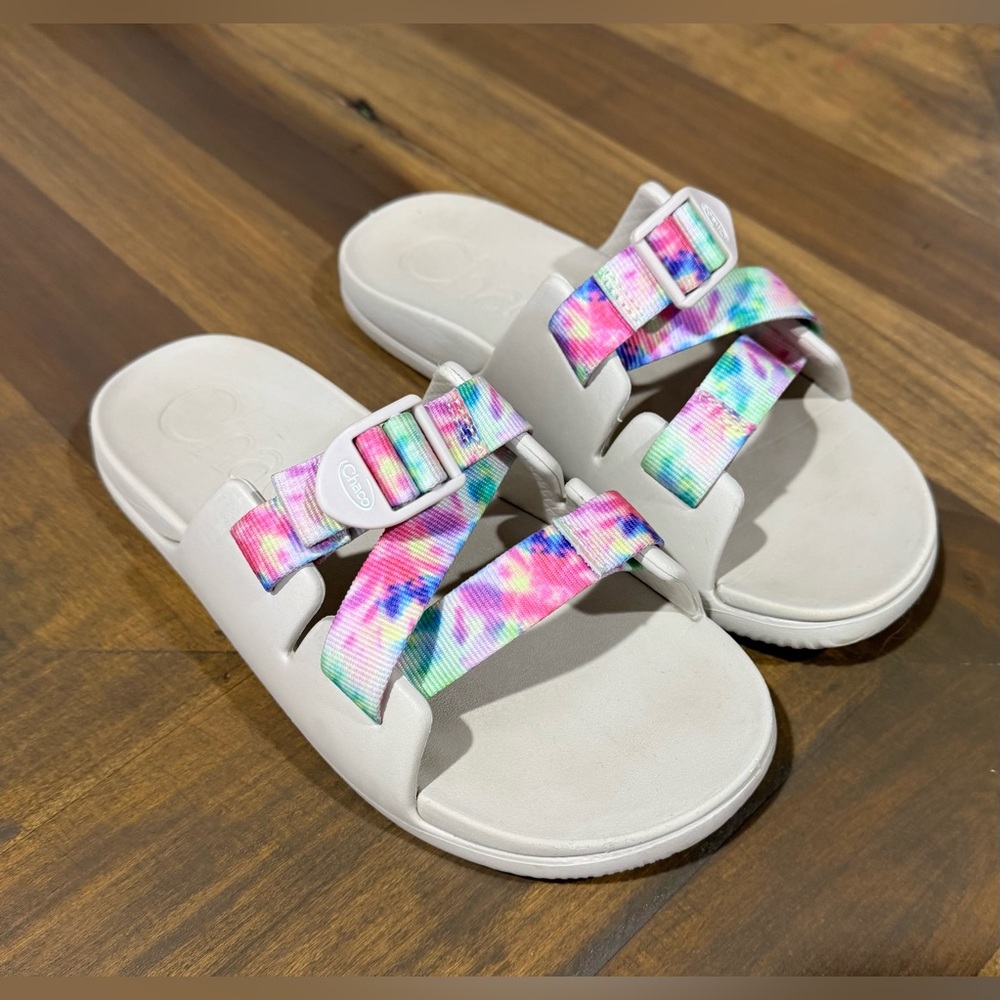Chaco Kids' Chillos Sport Sandals Kid's Size 5 Tie Dye